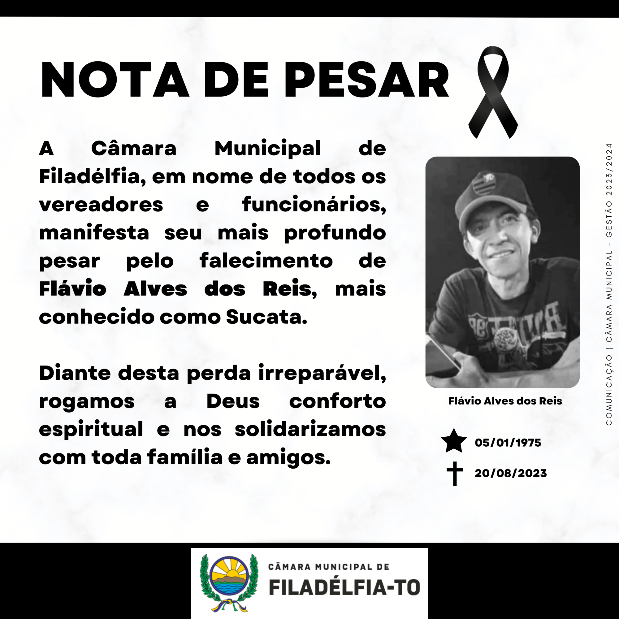 NOTA DE PESAR 