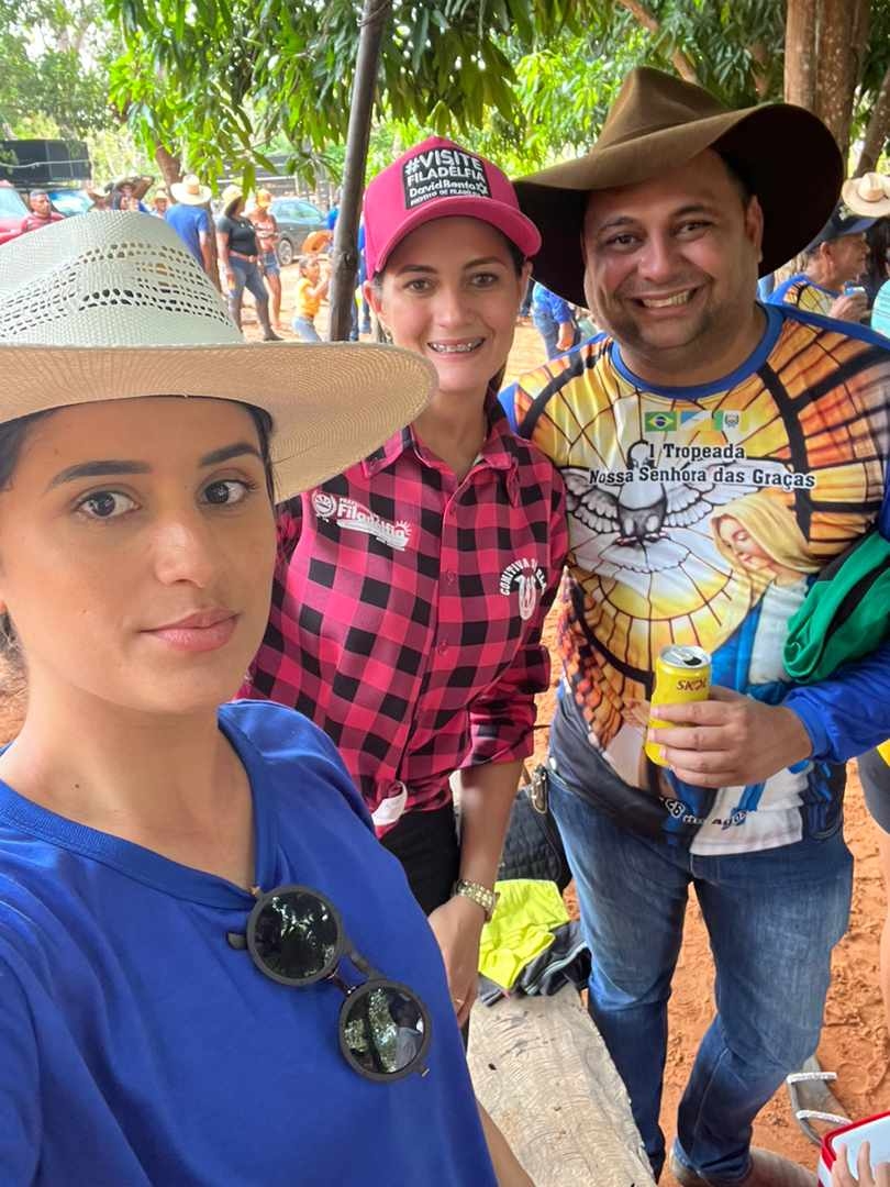 VEREADORES PARTICIPAM DA  1º TROPEADA DE NOSSA SENHORA DAS GRAÇAS