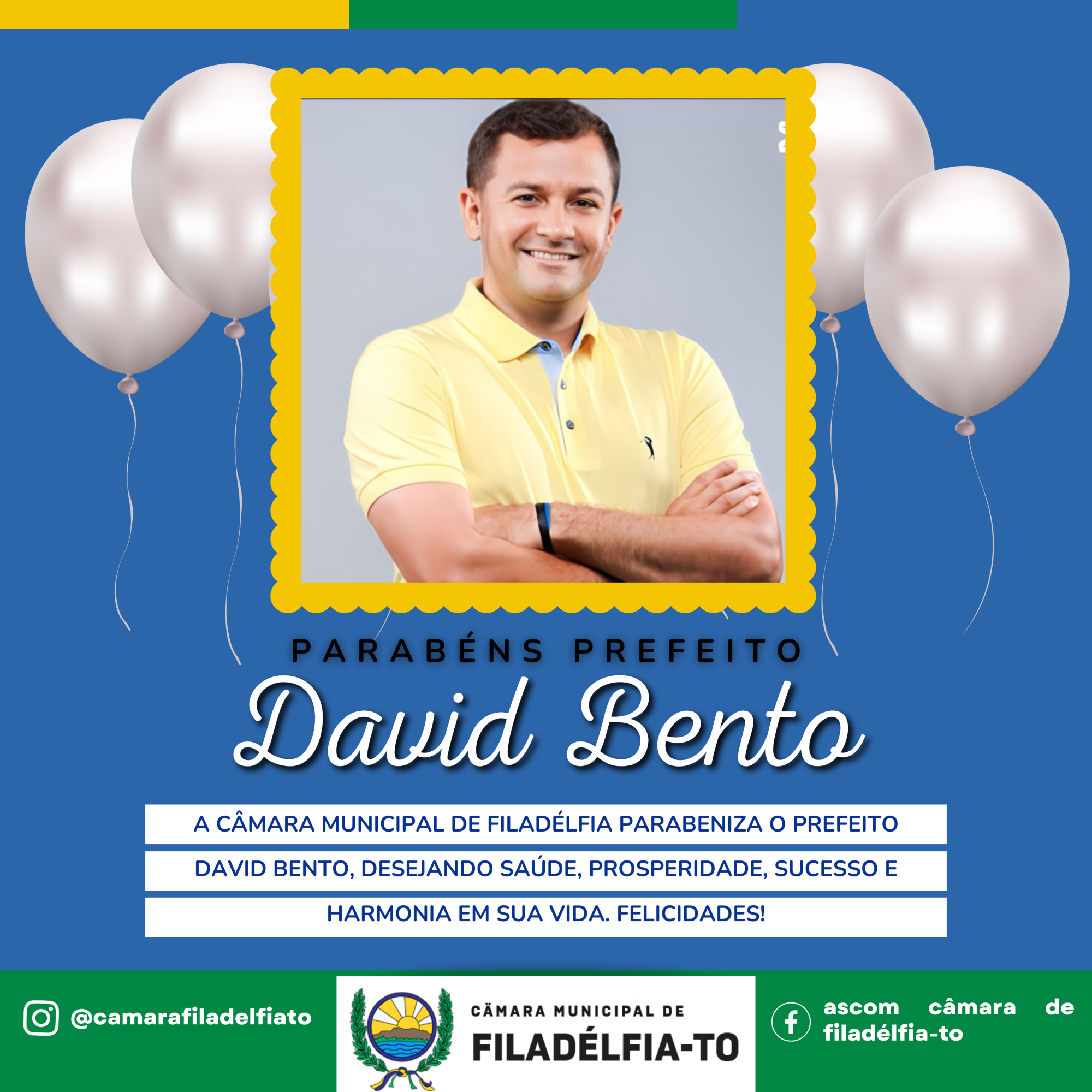 PARABÉNS PREFEITO DAVID BENTO!